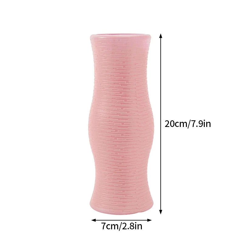 Nordic Plastic Flower Vase Hydroponic Pot Vase Decoration Home Desk Decorative Vases for Flowers Decoration Maison Floreros