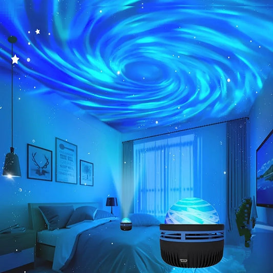 LED Galaxy Projector Light Colorful Galaxy Sky Projector Bedroom Night Light Kids Room Decoration